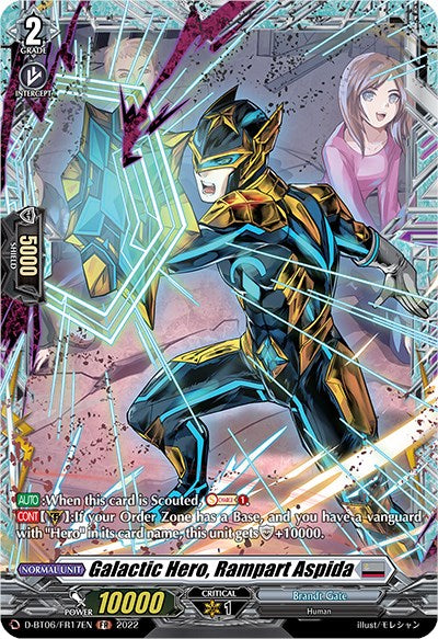 Galactic Hero, Rampart Aspida (D-BT06/FR17EN) [Blazing Dragon Reborn] | Total Play