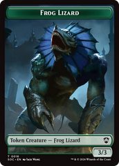 Food // Frog Lizard Double-Sided Token [Secrets of Strixhaven Commander Tokens] | Total Play