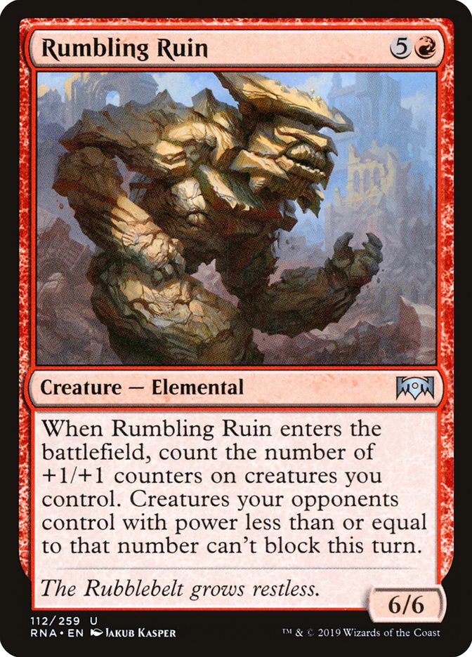 Rumbling Ruin [Ravnica Allegiance] | Total Play