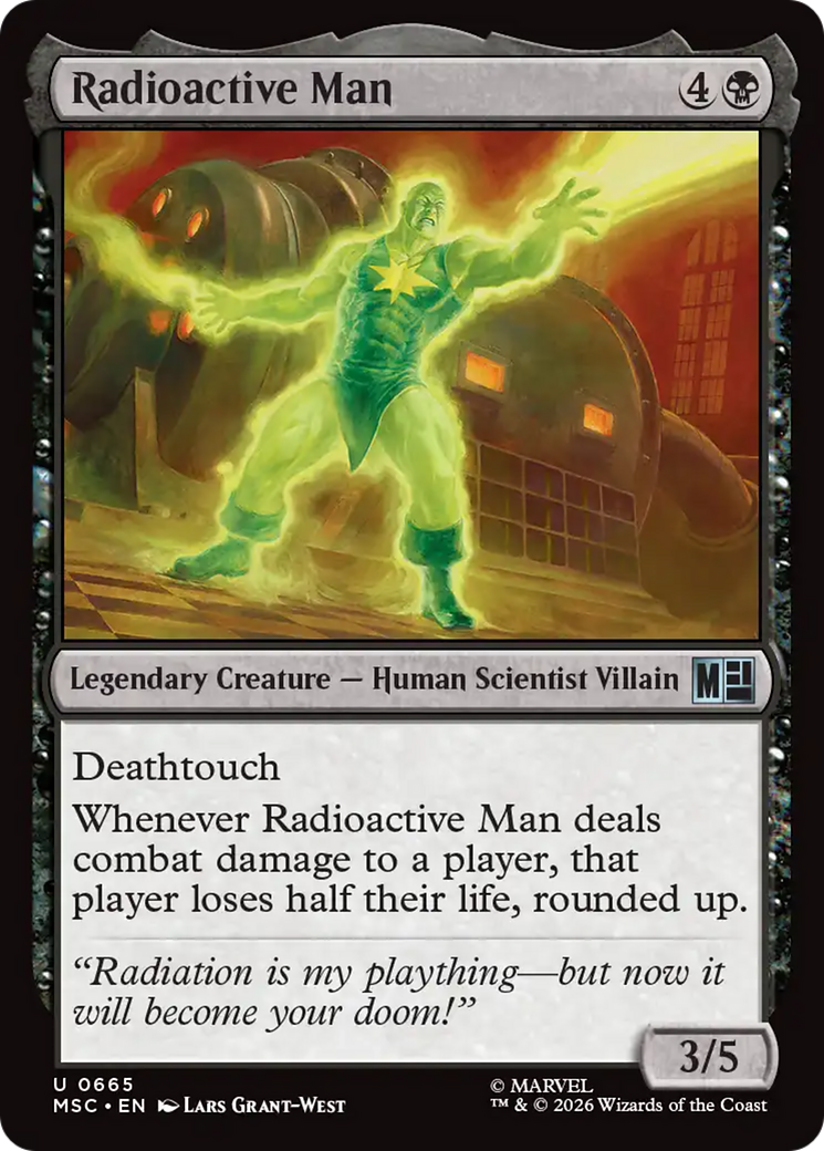 Radioactive Man [Marvel Super Heroes Commander] | Total Play