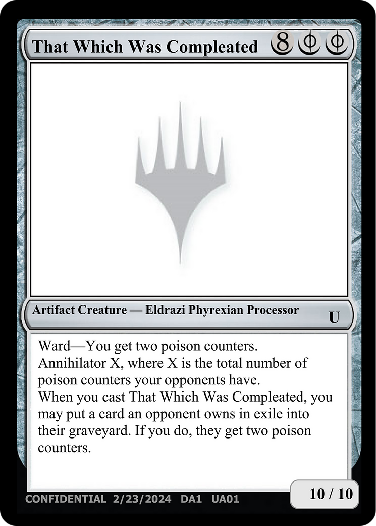 That Which Was Compleated [Unknown Event] | Total Play