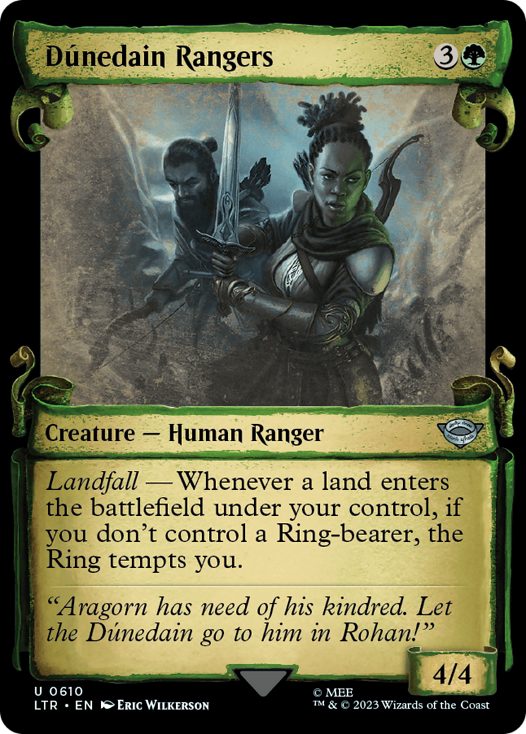 Dunedain Rangers [The Lord of the Rings: Tales of Middle-Earth Showcase Scrolls] | Total Play
