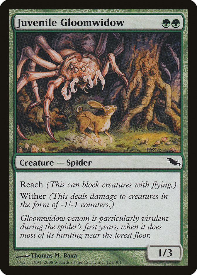 Juvenile Gloomwidow [Shadowmoor] | Total Play