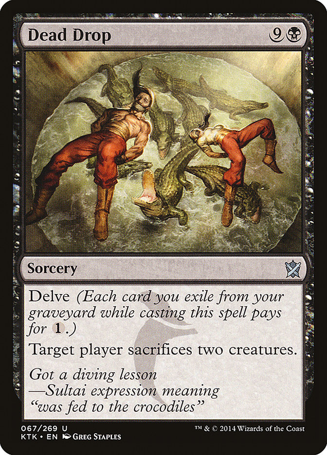 Dead Drop [Khans of Tarkir] | Total Play