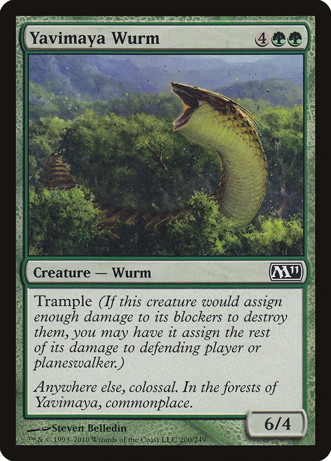 Yavimaya Wurm [Magic 2011] | Total Play
