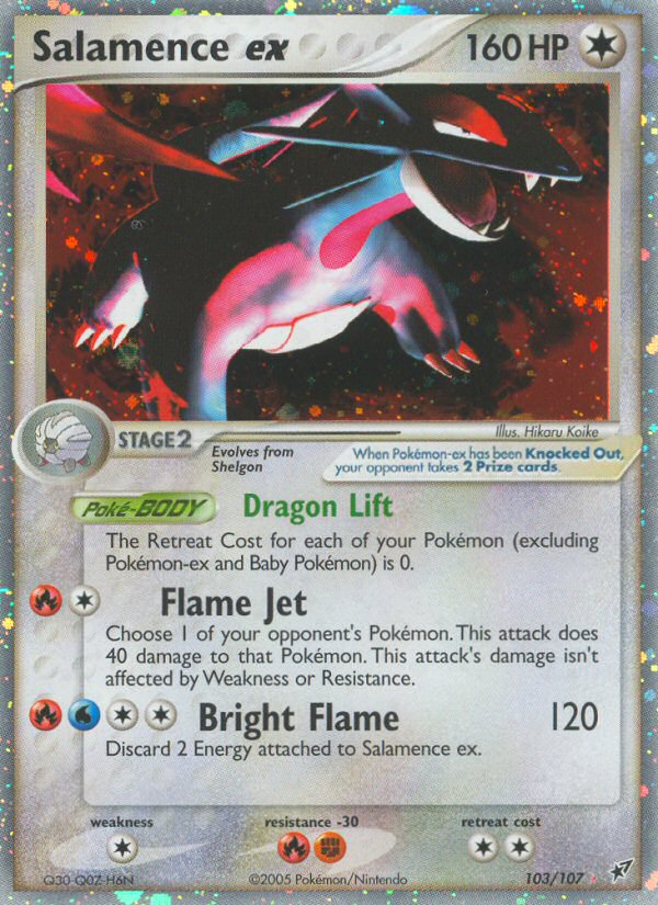 Salamence ex (103/107) [EX: Deoxys] | Total Play