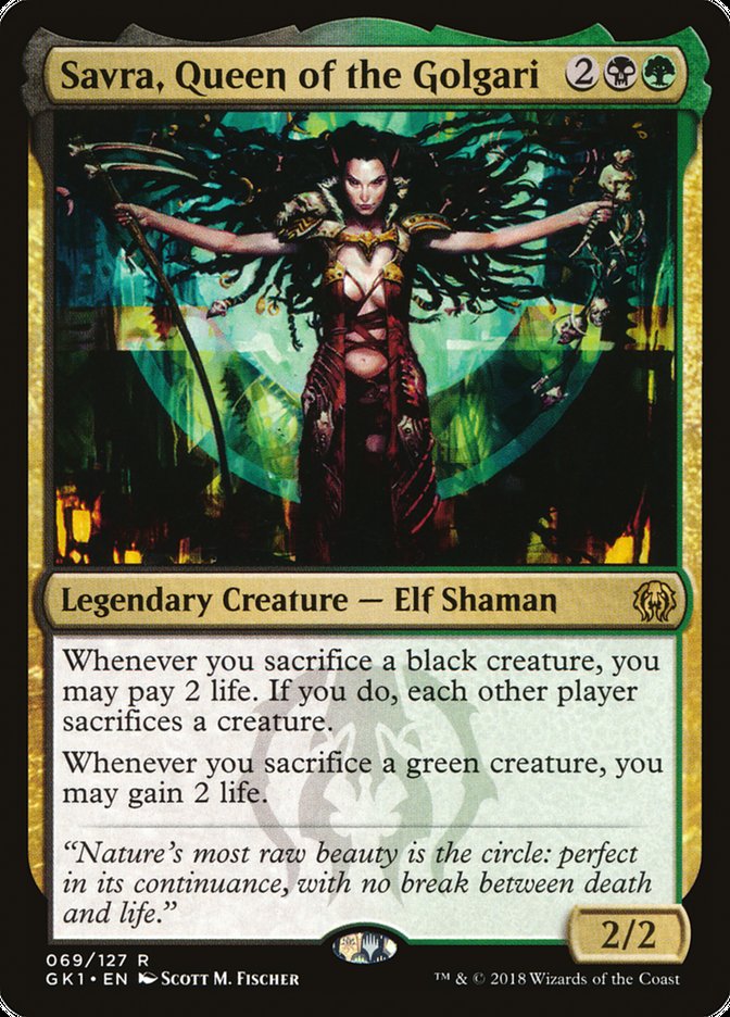 Savra, Queen of the Golgari [Guilds of Ravnica Guild Kit] | Total Play