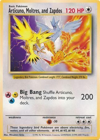 Articuno, Moltres, and Zapdos (Jumbo Card) [Miscellaneous Cards] | Total Play