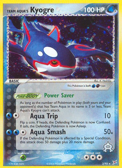 Team Aqua's Kyogre (3/95) [EX: Team Magma vs Team Aqua] | Total Play