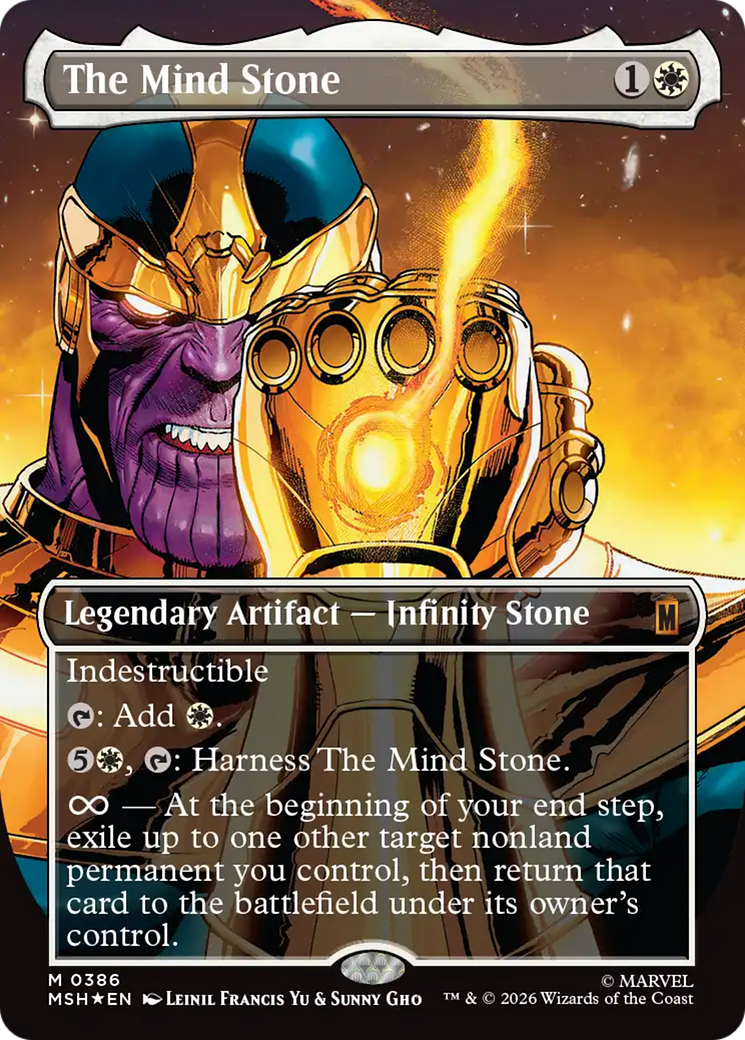 The Mind Stone (Borderless) [Marvel Super Heroes] | Total Play