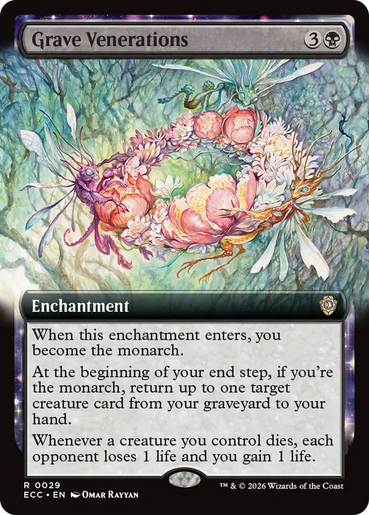Grave Venerations (Extended Art) [Lorwyn Eclipsed Commander] | Total Play