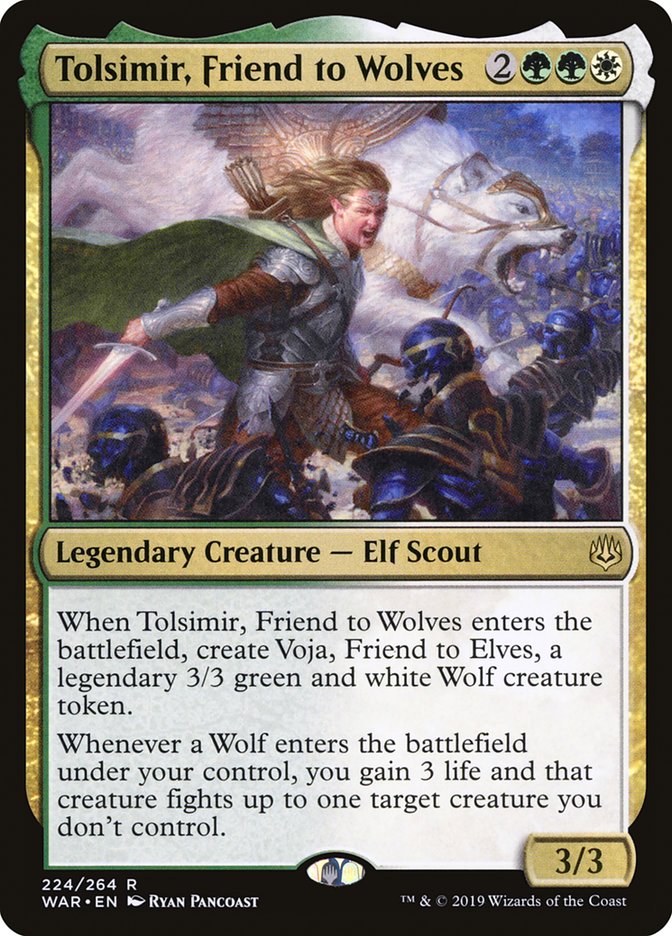 Tolsimir, Friend to Wolves [War of the Spark] | Total Play