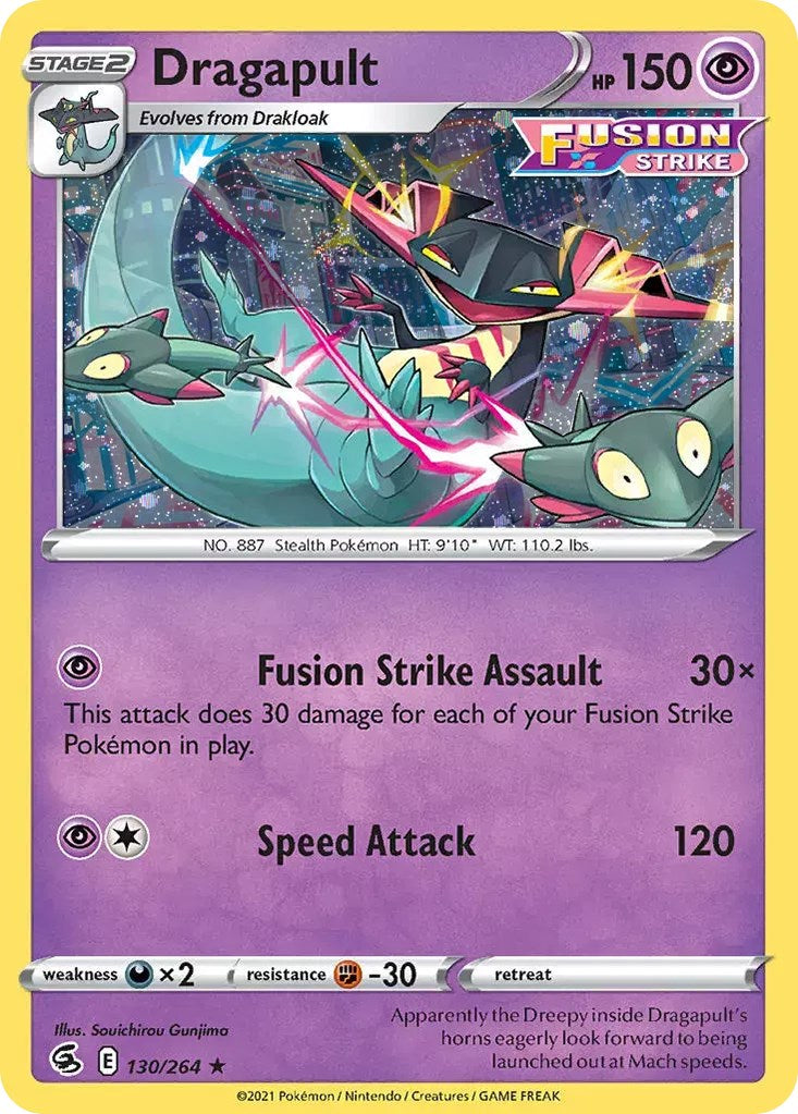 Dragapult (130/264) (Cosmos Holo) [Sword & Shield: Fusion Strike] | Total Play