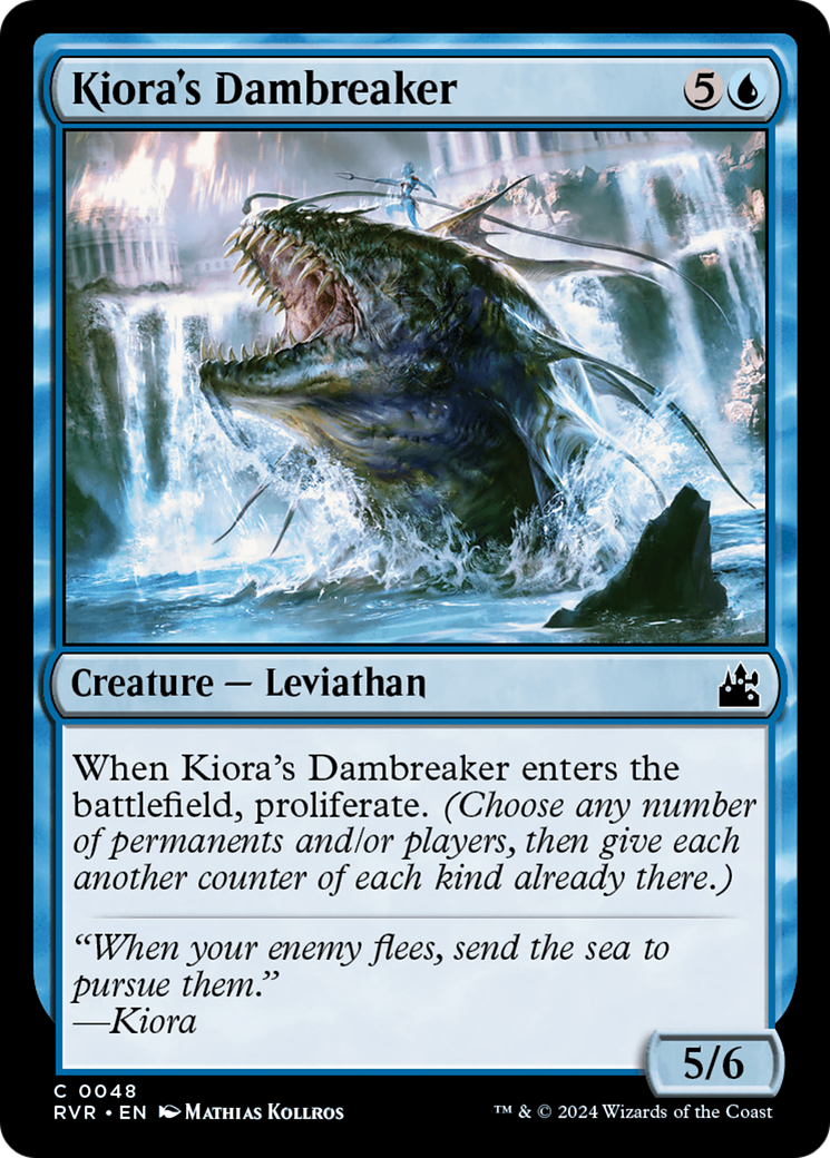 Kiora's Dambreaker [Ravnica Remastered] | Total Play