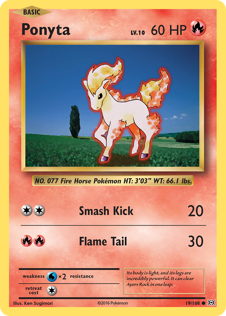 Ponyta (19/108) [XY: Evolutions] | Total Play