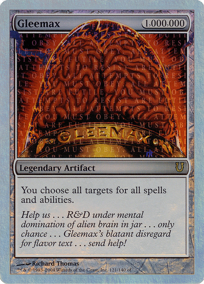 Gleemax (Alternate Foil) [Unhinged] | Total Play