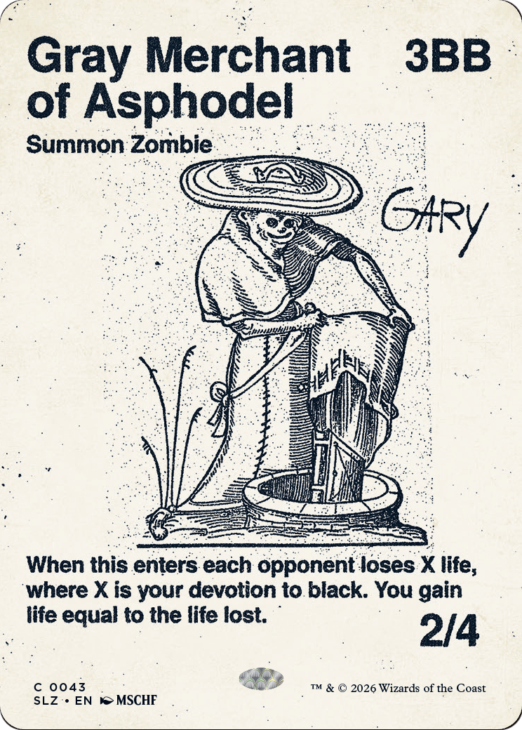 Gray Merchant of Asphodel (0043) [Secret Lair x MSCHF: The Zeta Set] | Total Play