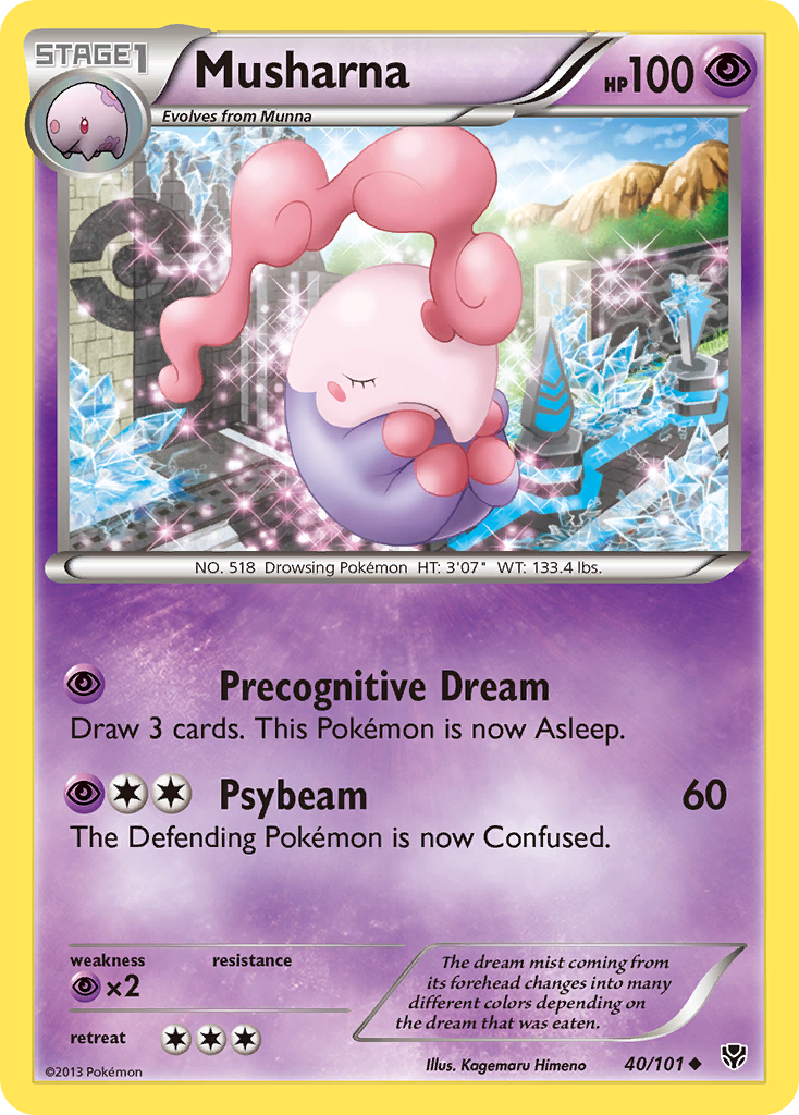 Musharna (40/101) [Black & White: Plasma Blast] | Total Play