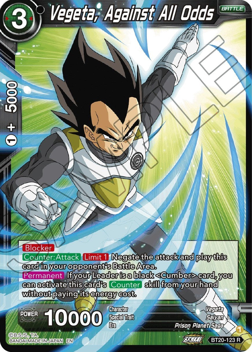 Vegeta, Against All Odds (BT20-123) [Power Absorbed] | Total Play