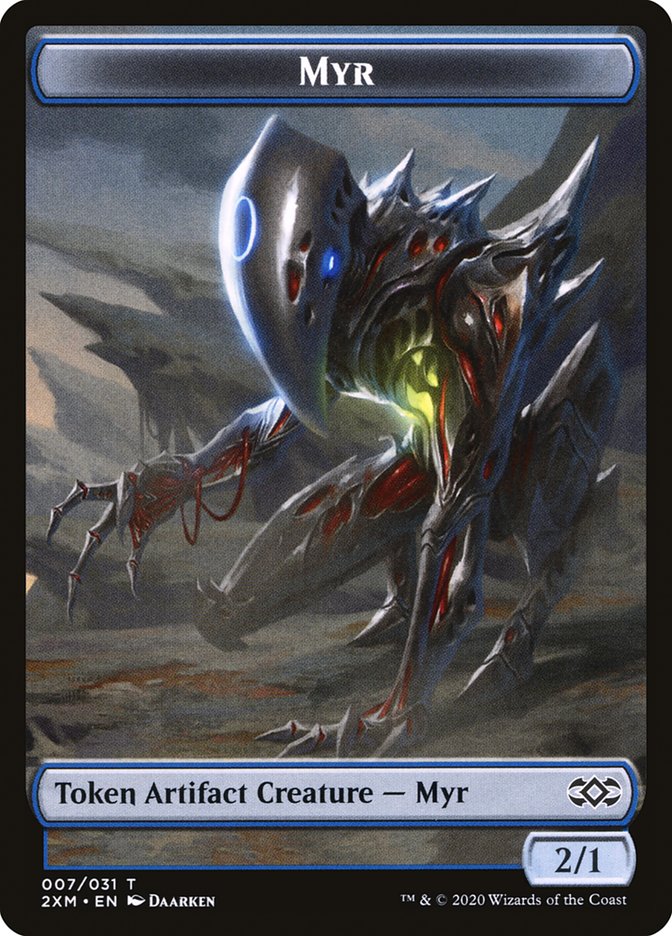 Myr Token (007/031) [Double Masters Tokens] | Total Play