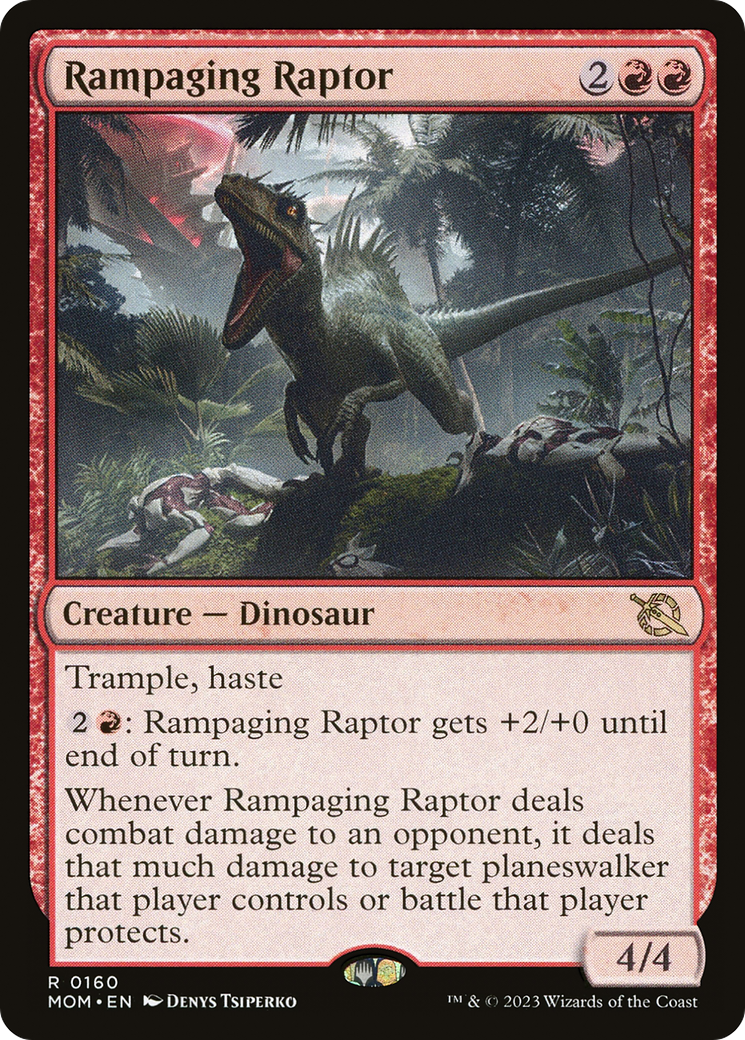 Rampaging Raptor [March of the Machine] | Total Play