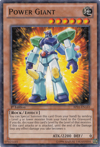Power Giant [BP01-EN161] Starfoil Rare | Total Play