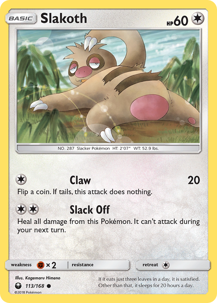 Slakoth (113/168) [Sun & Moon: Celestial Storm] | Total Play