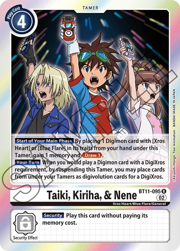 Taiki, Kiriha, & Nene [BT11-095] [Dimensional Phase] | Total Play