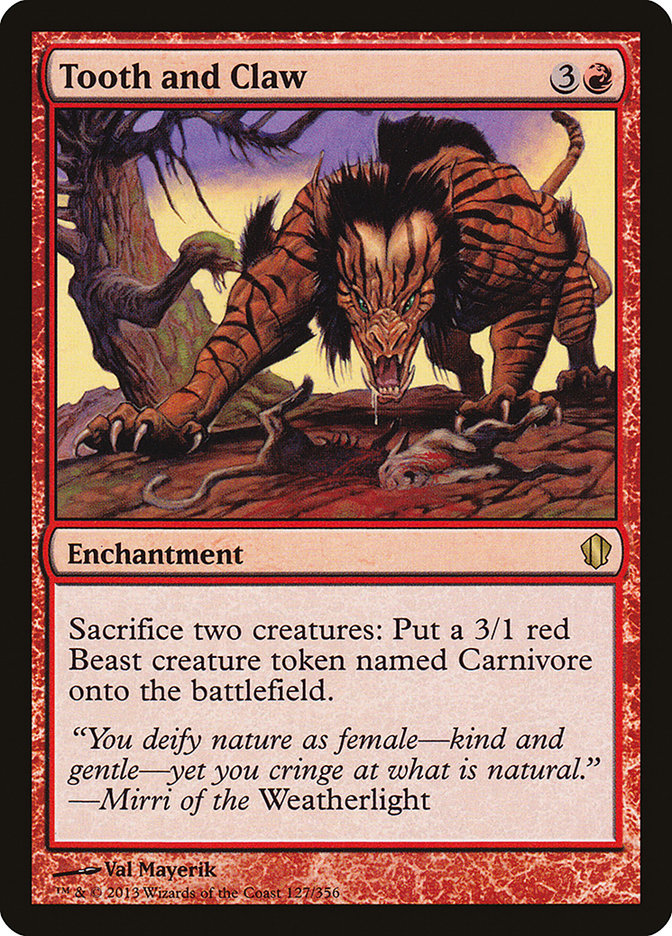 Tooth and Claw [Commander 2013] | Total Play