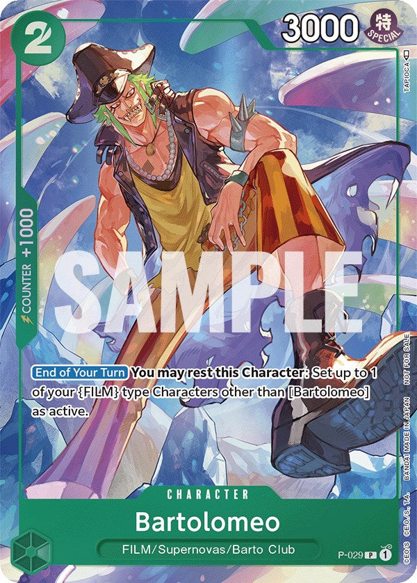 Bartolomeo (Event Pack Vol. 1) [One Piece Promotion Cards] | Total Play