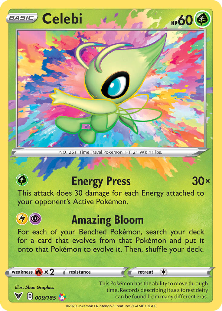 Celebi (009/185) [Sword & Shield: Vivid Voltage] | Total Play