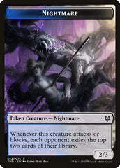 Satyr // Nightmare Double-Sided Token [Theros Beyond Death Tokens] | Total Play