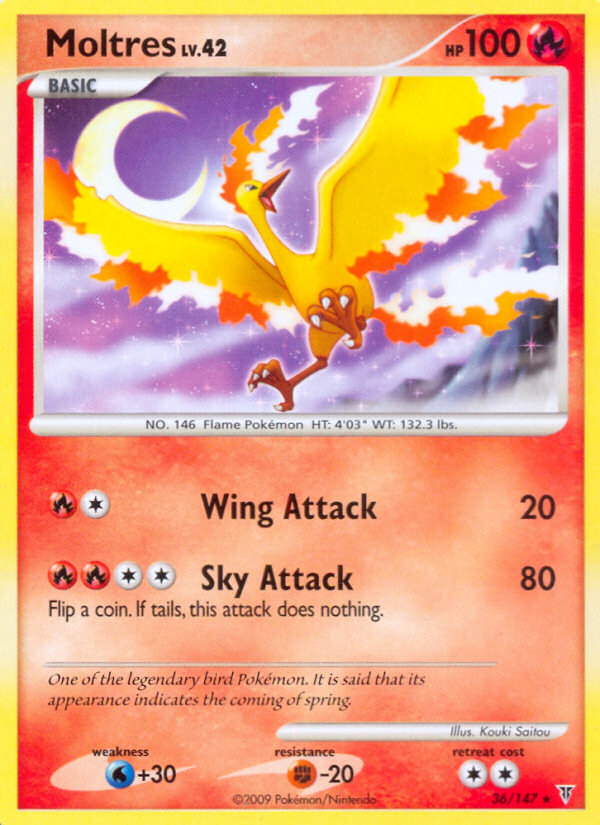 Moltres (36/147) [Platinum: Supreme Victors] | Total Play
