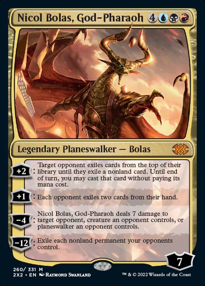 Nicol Bolas, God-Pharaoh [Double Masters 2022] | Total Play