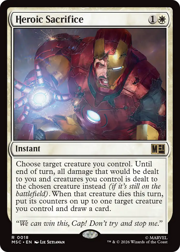 Heroic Sacrifice [Marvel Super Heroes Commander] | Total Play
