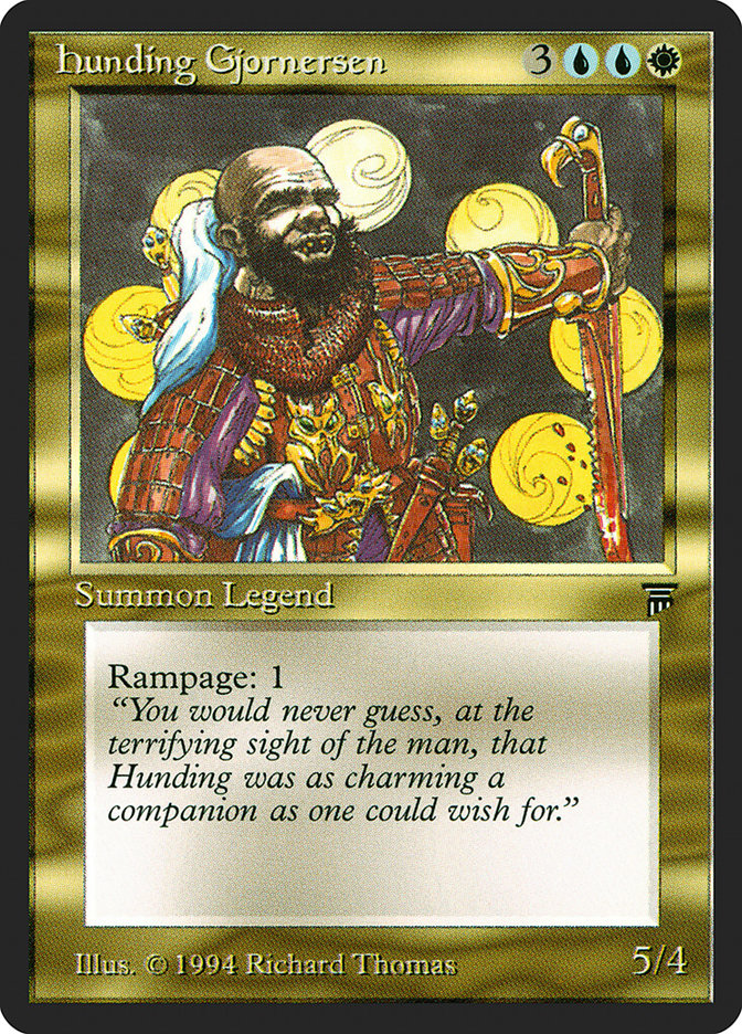 Hunding Gjornersen [Legends] | Total Play