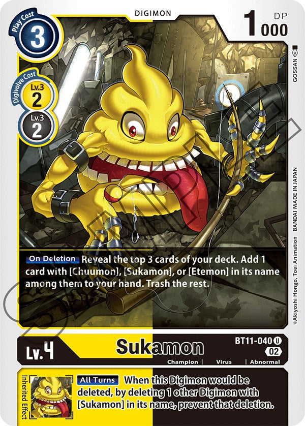 Sukamon [BT11-040] [Dimensional Phase] | Total Play