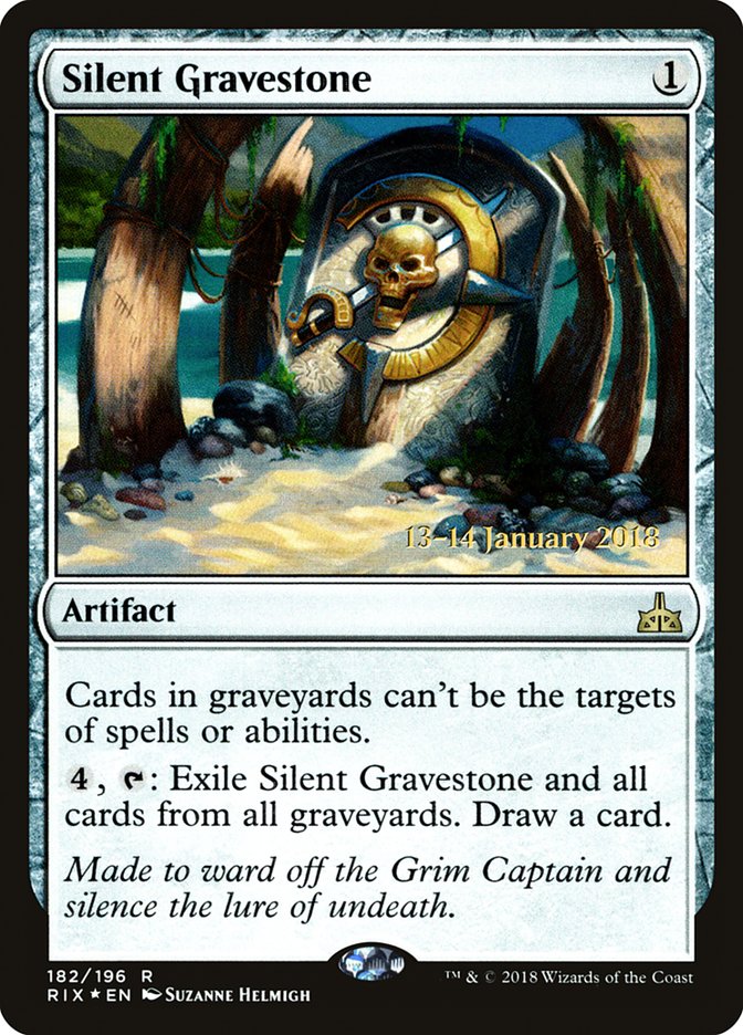 Silent Gravestone [Rivals of Ixalan Prerelease Promos] | Total Play