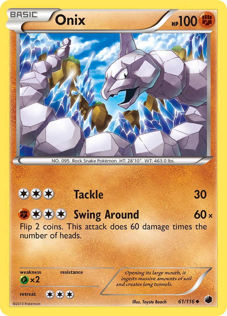 Onix (61/116) [Black & White: Plasma Freeze] | Total Play