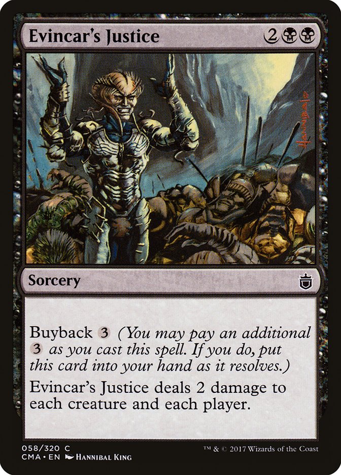 Evincar's Justice [Commander Anthology] | Total Play