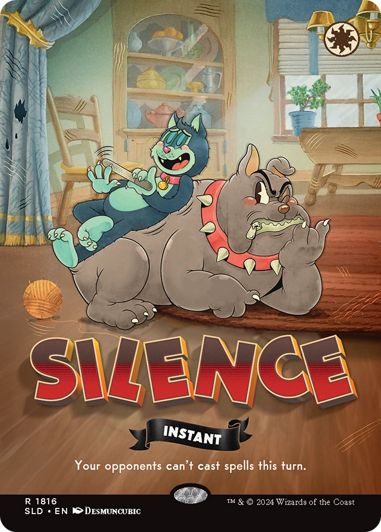 Silence (1816) (Rainbow Foil) [Secret Lair Drop Series] | Total Play