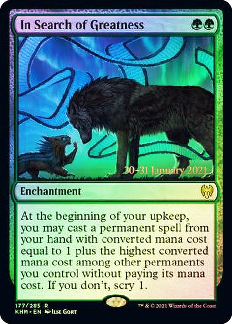 In Search of Greatness [Kaldheim Prerelease Promos] | Total Play
