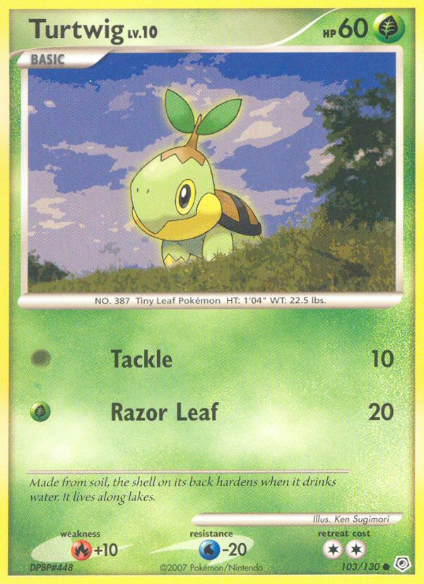 Turtwig (103/130) [Diamond & Pearl: Base Set] | Total Play