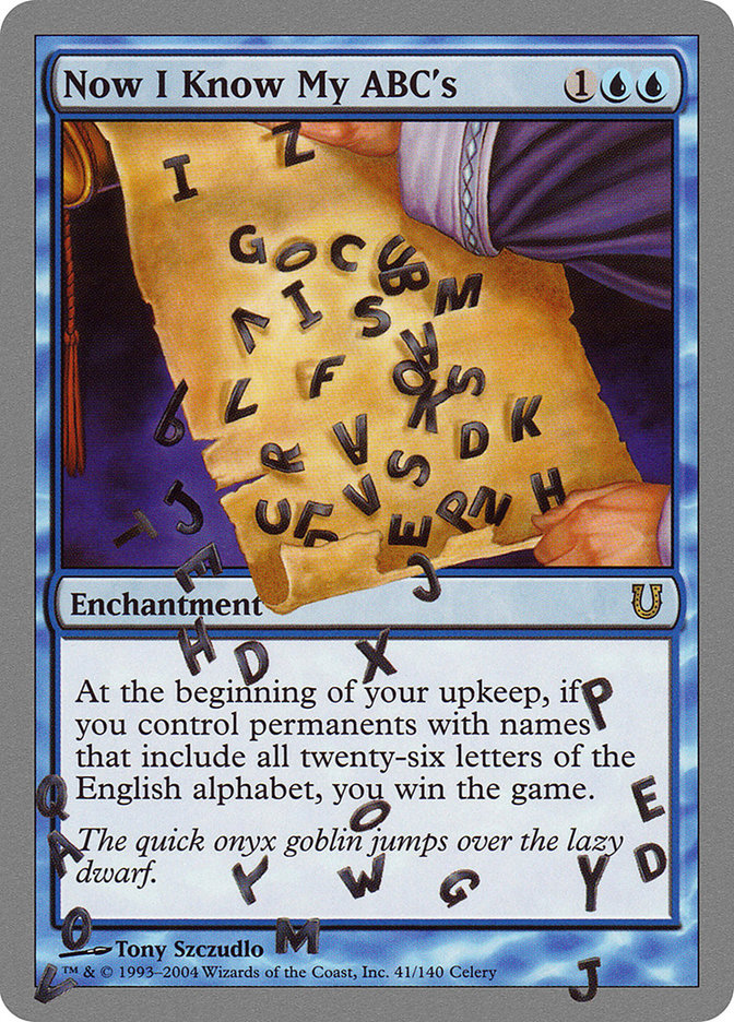 Now I Know My ABC's [Unhinged] | Total Play