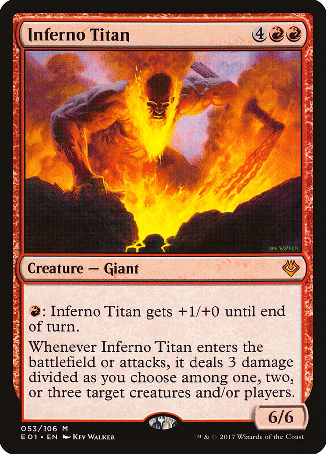 Inferno Titan [Archenemy: Nicol Bolas] | Total Play