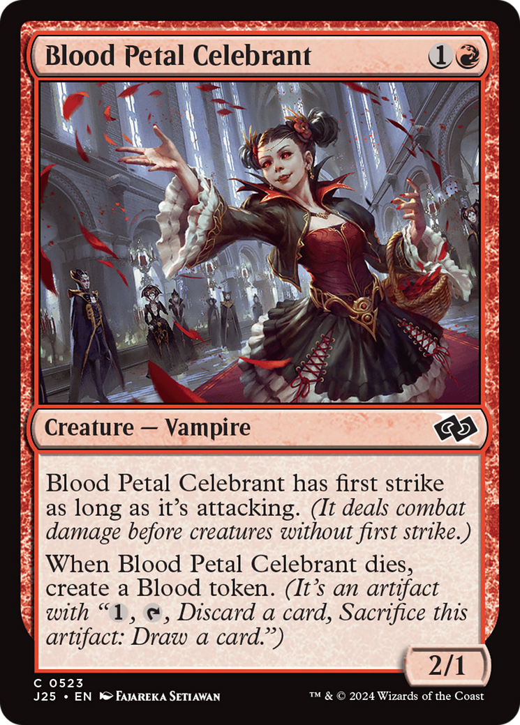 Blood Petal Celebrant [Foundations Jumpstart] | Total Play