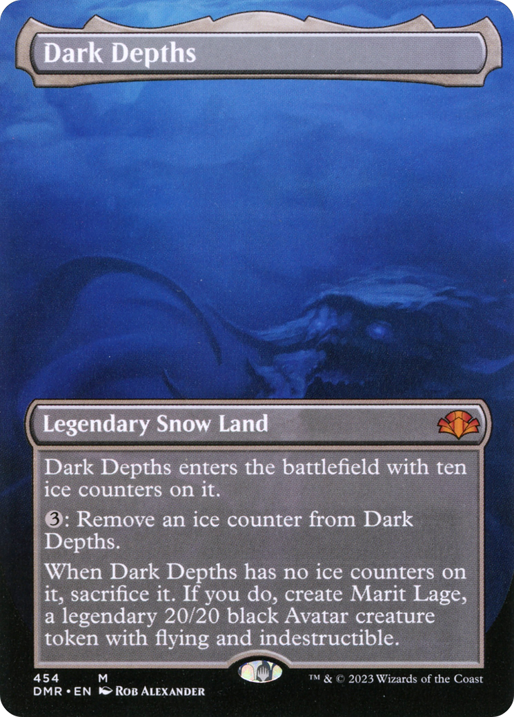 Dark Depths (Borderless Alternate Art) [Dominaria Remastered] | Total Play