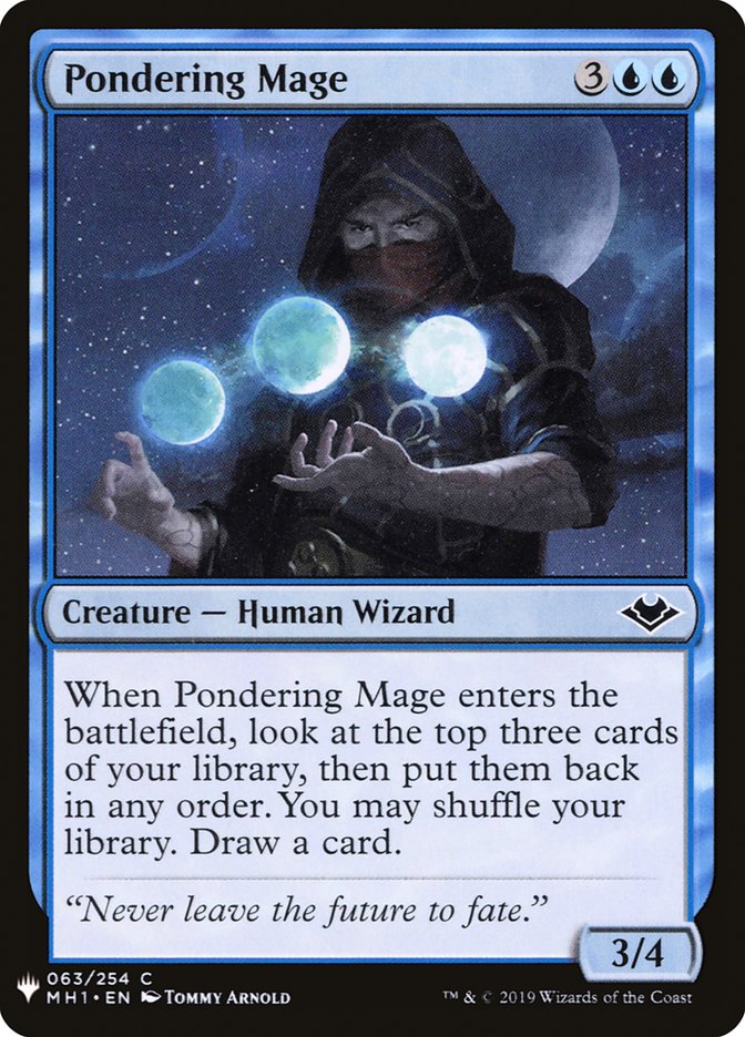 Pondering Mage [Mystery Booster] | Total Play