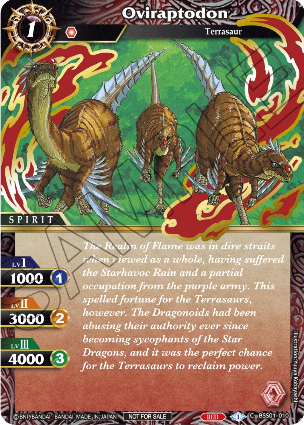 Oviraptodon (Launch Event Finalist Set) (BSS01-010) [Launch & Event Promos] | Total Play