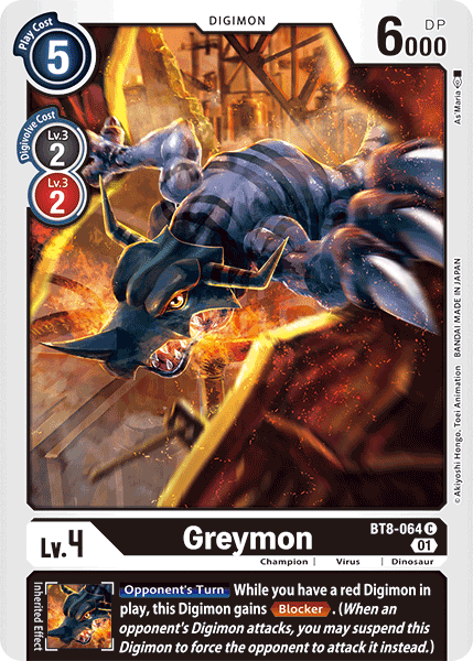 Greymon [BT8-064] [New Awakening] | Total Play